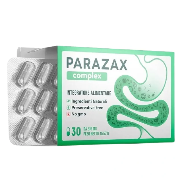 Parazax Complex : Cápsulas de Apoio Imunitário com Echinacea e Rosa Mosqueta