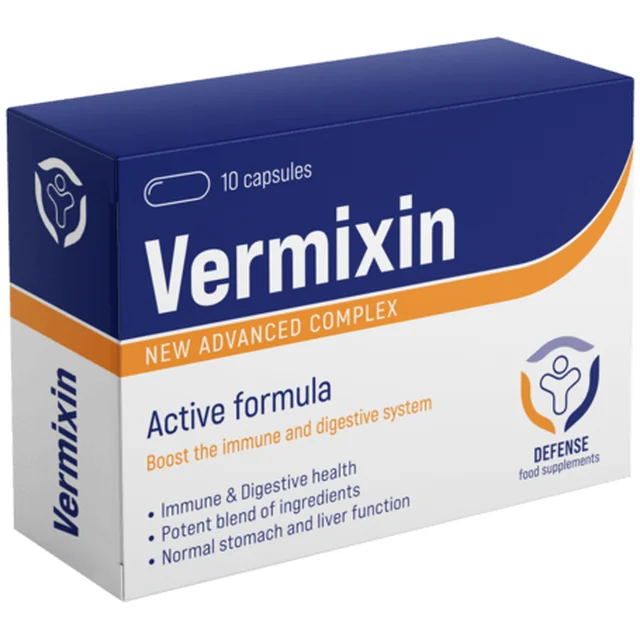 Vermixin: Cápsulas de Apoio Digestivo e Imunitário